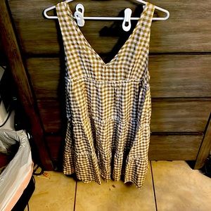 Shein V-Back Frill Dress